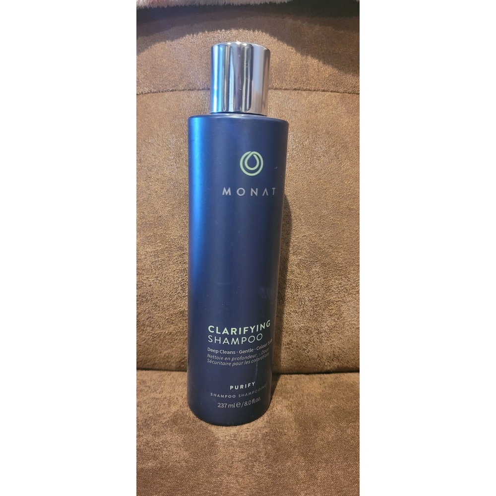 Monat Clarifying Shampoo Deep Cleans Hair Color Safe Purify 8 oz 237mL Sealed